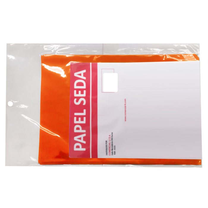 Papel  Seda (X3) Naranja