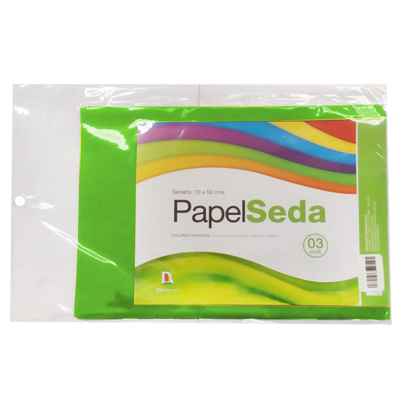Papel  Seda (X3) Verde Claro