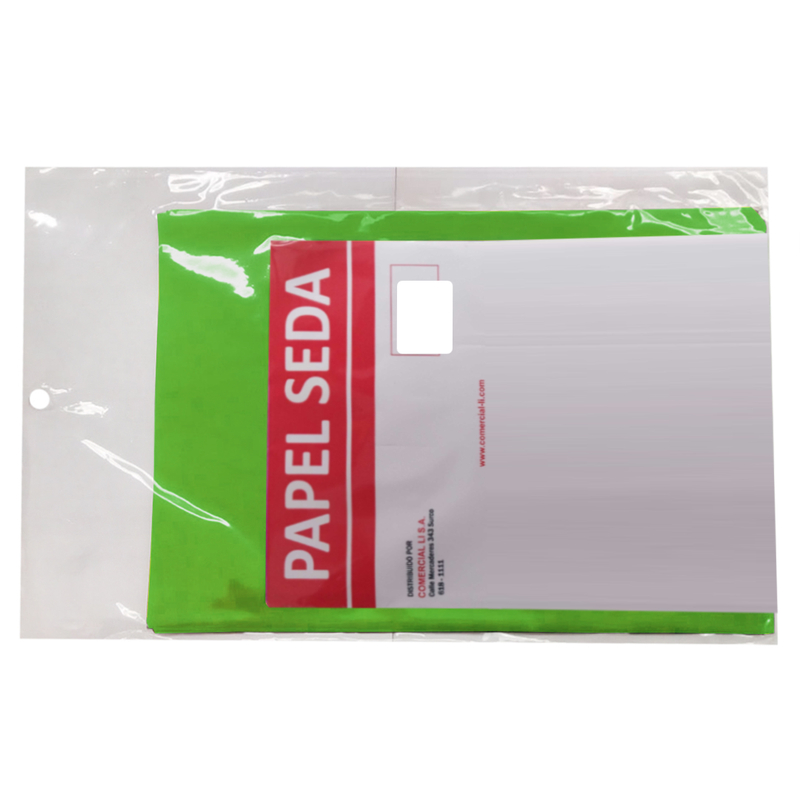 Papel  Seda (X3) Verde Claro