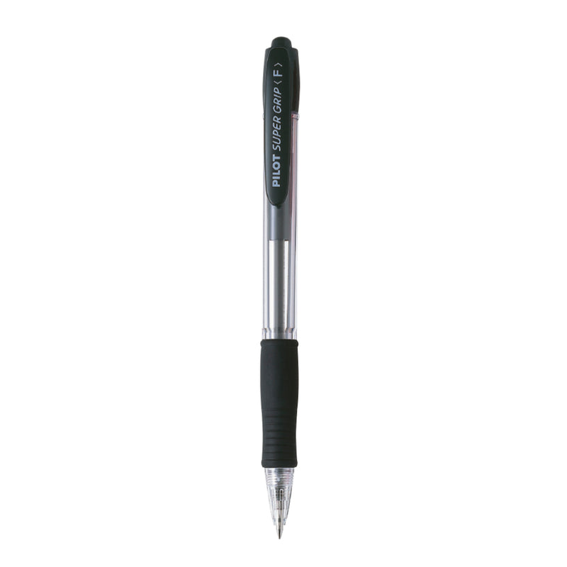 Bolígrafo Pilot Tinta Seca Supergrip (BP-GP-10R) Retráctil 0.7 Color Negro