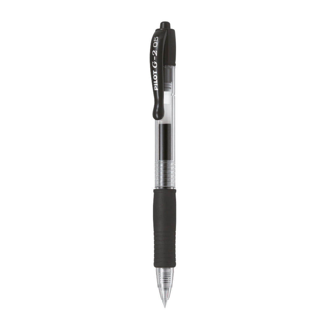 Pilo t G-2 - Bolígrafo de tinta de gel (0.015 in, 2 unidades), color negro