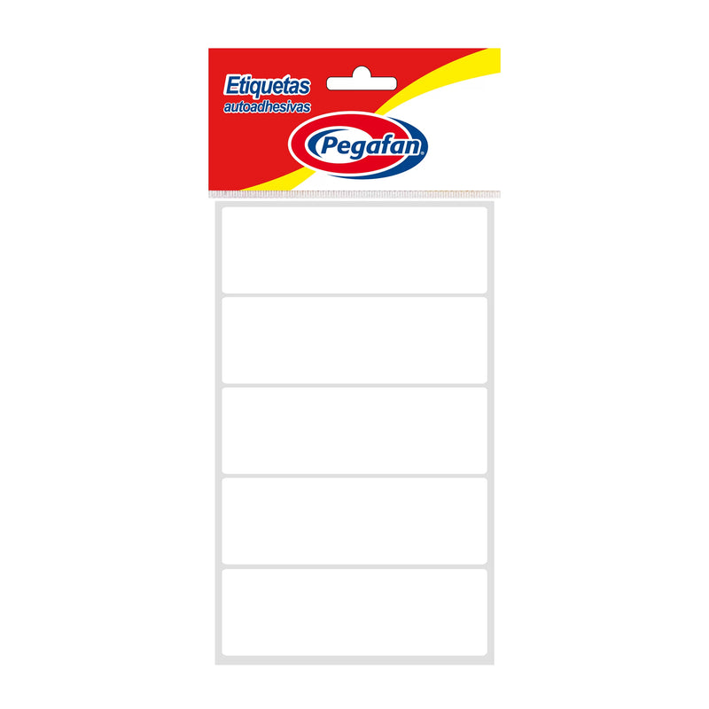 Etiqueta Pegafan Para File 36.5X102Mm Blanca x100
