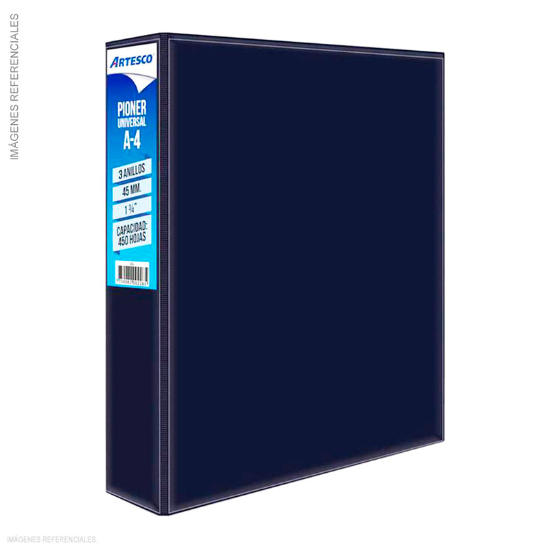Pioner Artesco Universal A4 3 Anillos 45Mm (450Hjs) Azul