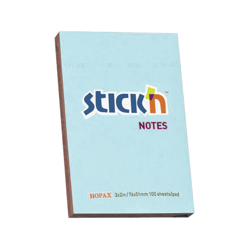 Notas Stick'N 3X2" (21146) (100Hjs) Azul