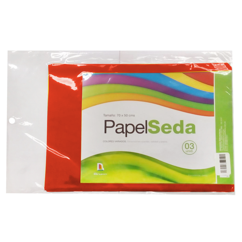 Papel  Seda (X3) Rojo