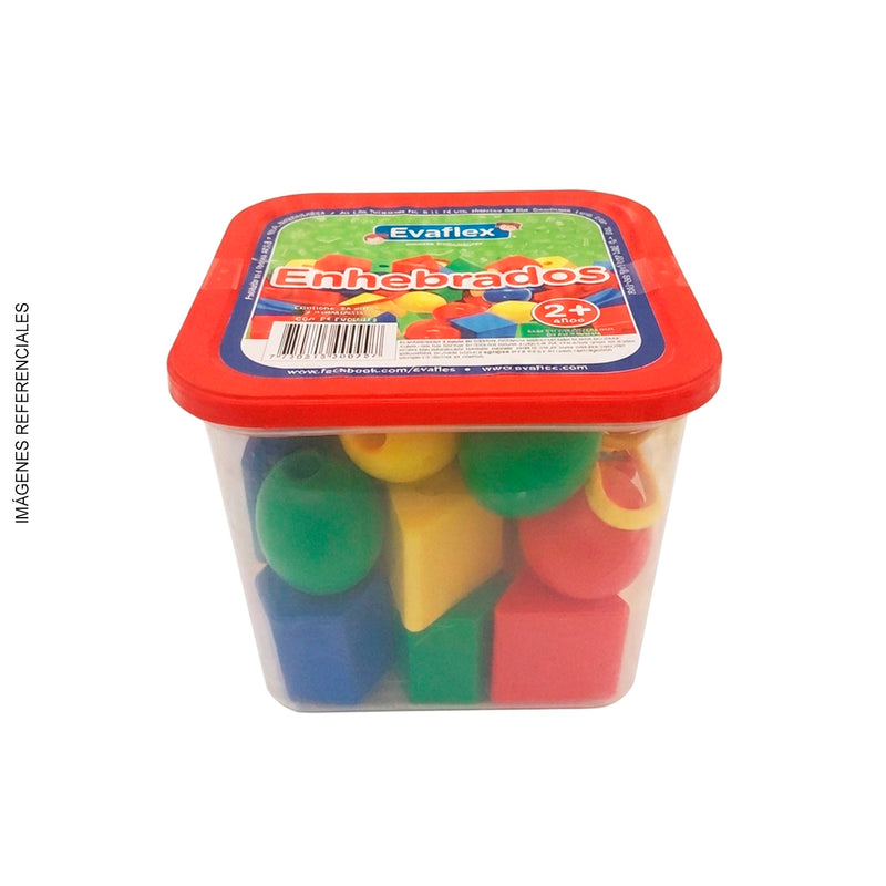 Juego Didactico Evaflex (Pt-Ev00522) Enhebrado (X24Pzs)