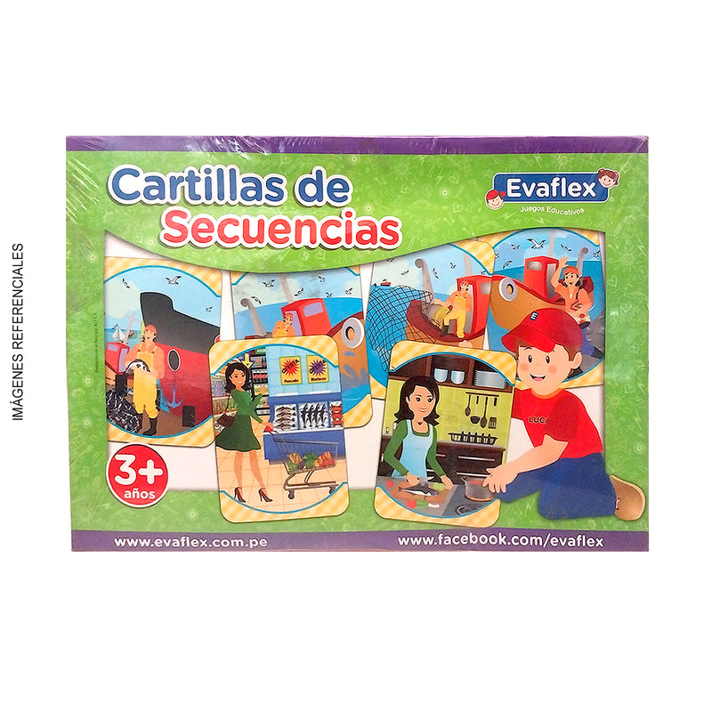 Juego Didact Evaflex (Pt-Ev00609) Cartilla Secuencias (X30)