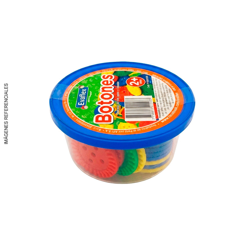 Juego Didactico Evaflex (Pt-Ev00520) Botones (X20)