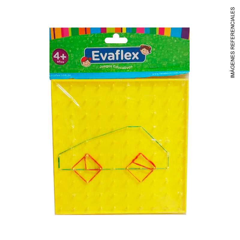 Juego Didactico Evaflex (Pt-Ev00605) Geoplano