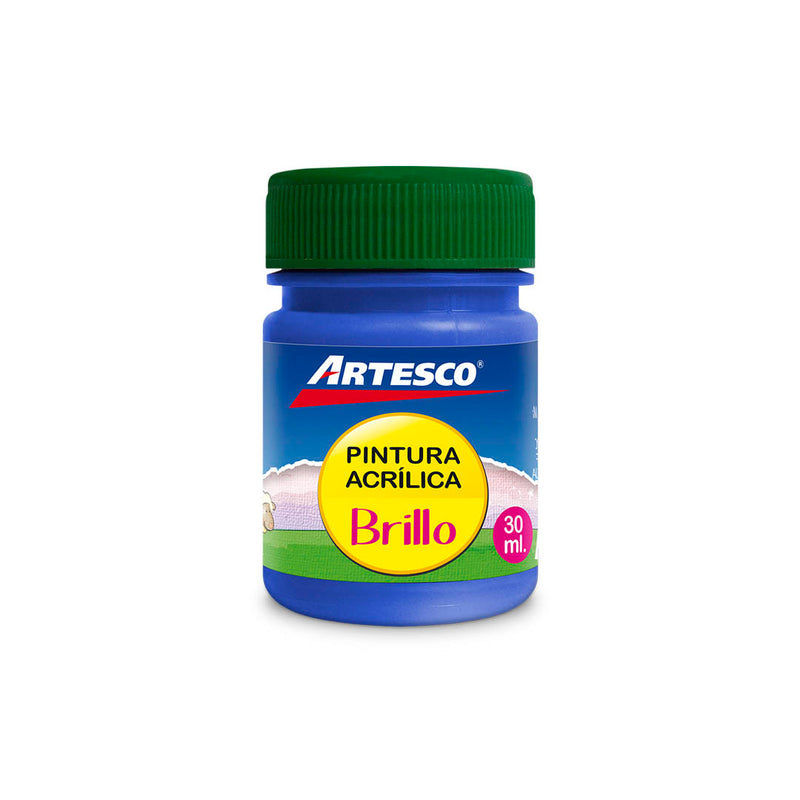 Pintura Acrilica Artesco Brillante 30ml Azul