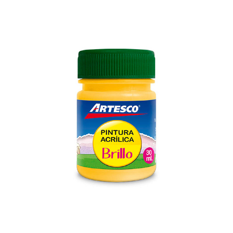 Pintura Acrilica Artesco Brillante (X30Ml) Amarillo