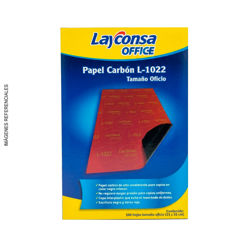 Papel Layconsa Carbon Oficio (L1022) Mecanograf(100Hjs)Negro