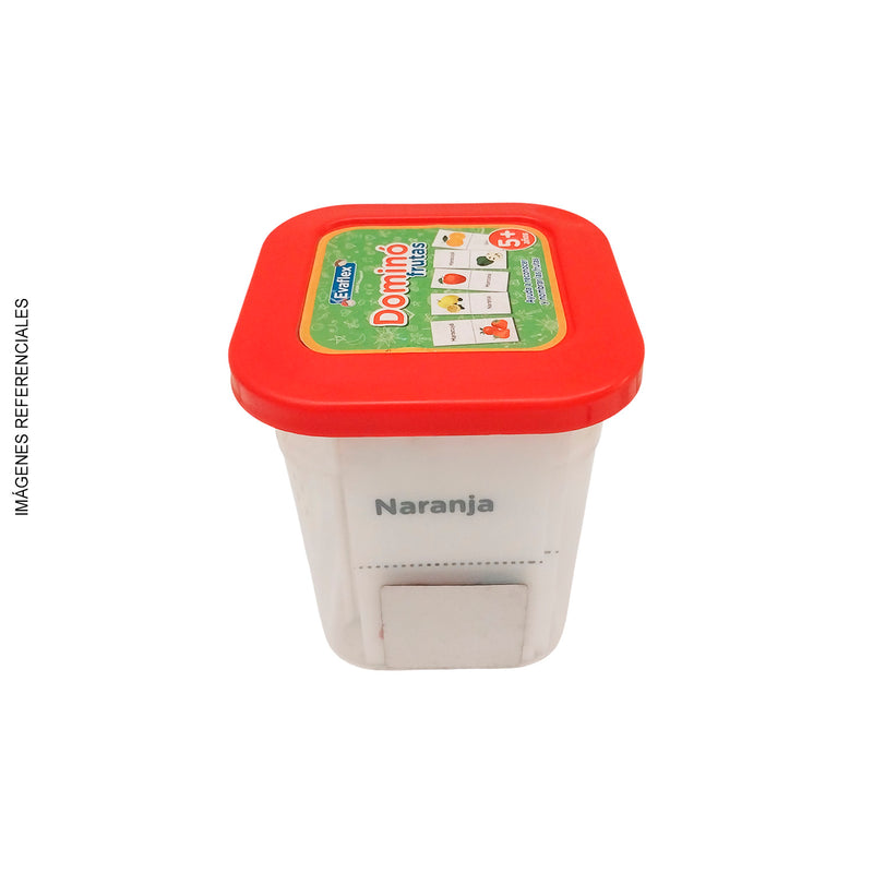 Juego Didactico Evaflex (Pt-Ev00821) Domino Frutas