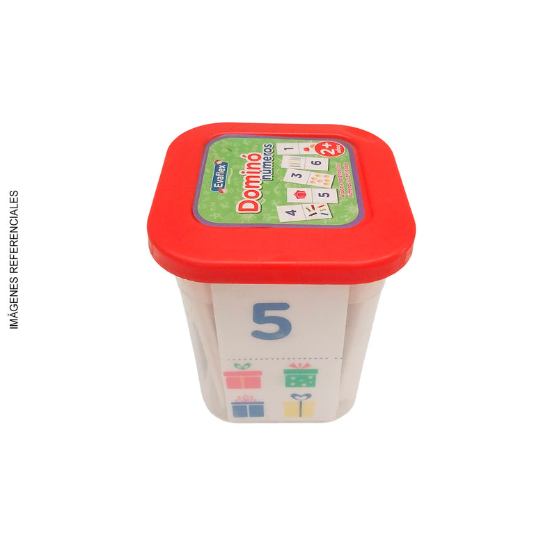 Juego Didactico Evaflex (Pt-Ev00822) Domino Numeros