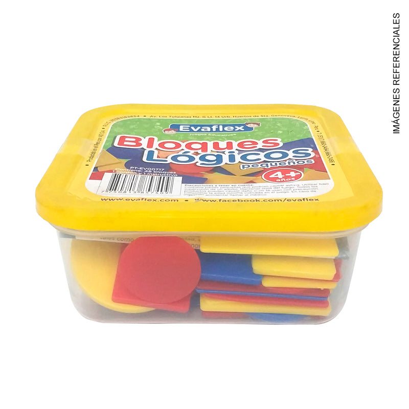Juego Didact Evaflex (Pt-Ev00717) Bloques Logicos Peq (X48)