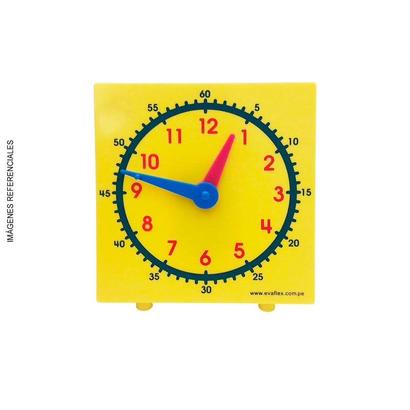 Juego Didactico Evaflex (Pt-Ev00834) Reloj Plastico