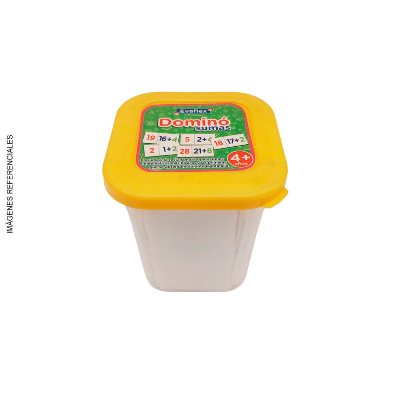 Juego Didactico Evaflex (Pt-Ev00823) Domino Sumas (X28)