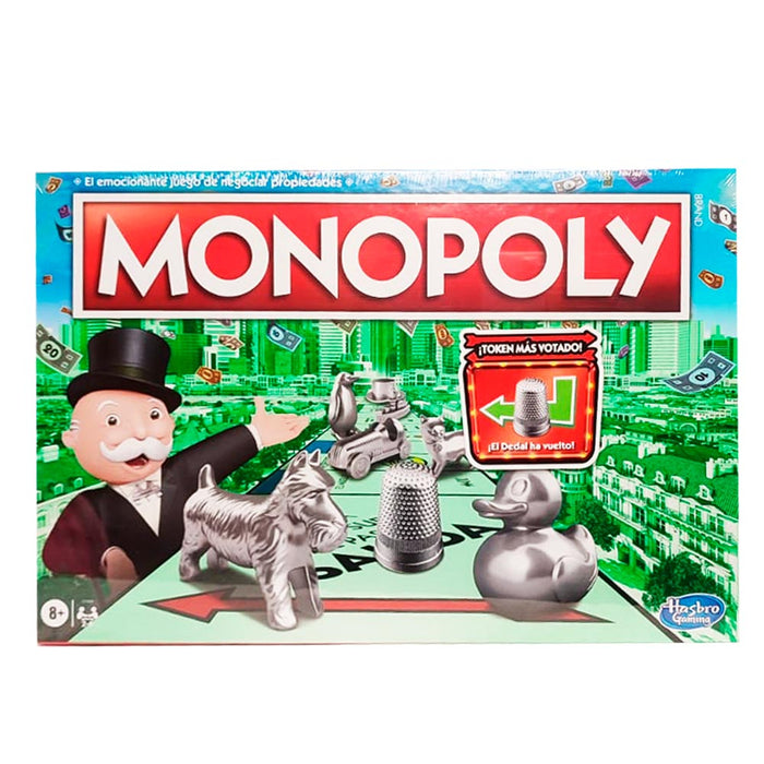 Juego De Mesa Hasbro (C1009) Monopoly Clasico Grande