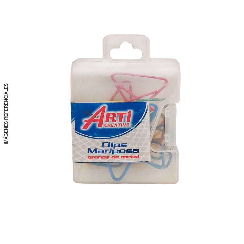 Clip Mariposa Arti Creat Gdex8 (Tac201002) Col.Metalico