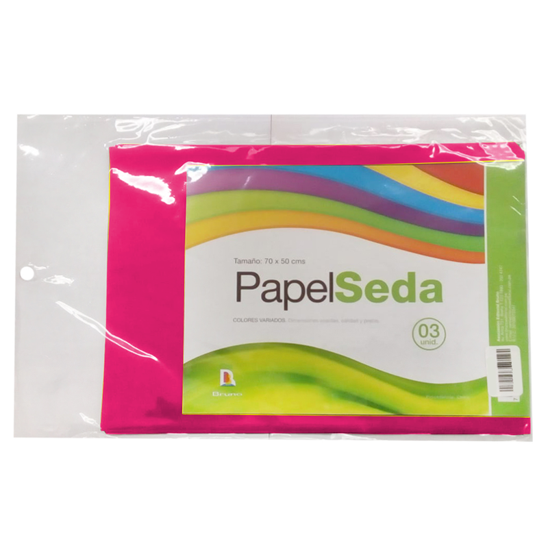 Papel  Seda (X3) Fucsia