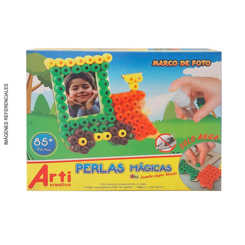 Juego Arti Creativo Perlas Magic Locomotora x85