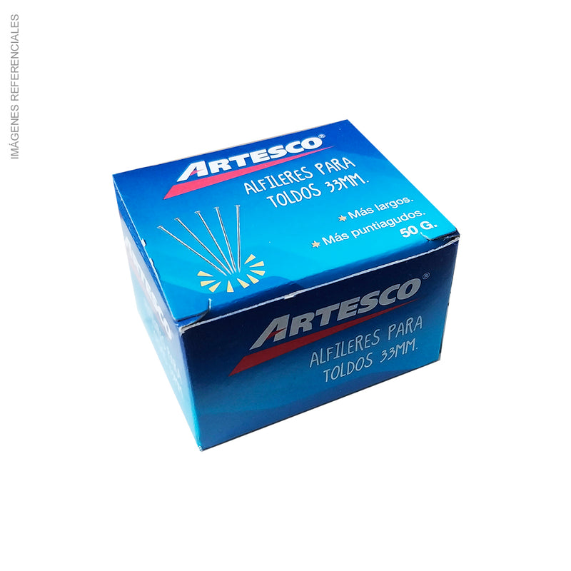 Alfiler Artesco 33mm  50Gr