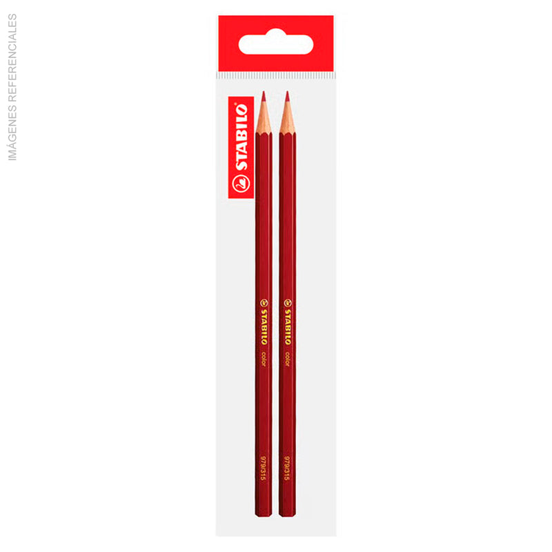 Lápiz Stabilo Chequeo (979/315/2) Poly (X2)Blis