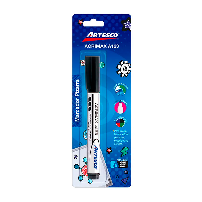 Plumon Artesco Acrimax A123 Negro Blis (X1)
