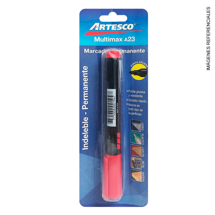 Plumon Artesco (17367231) Multimax A23 Rojo Blis (X1)