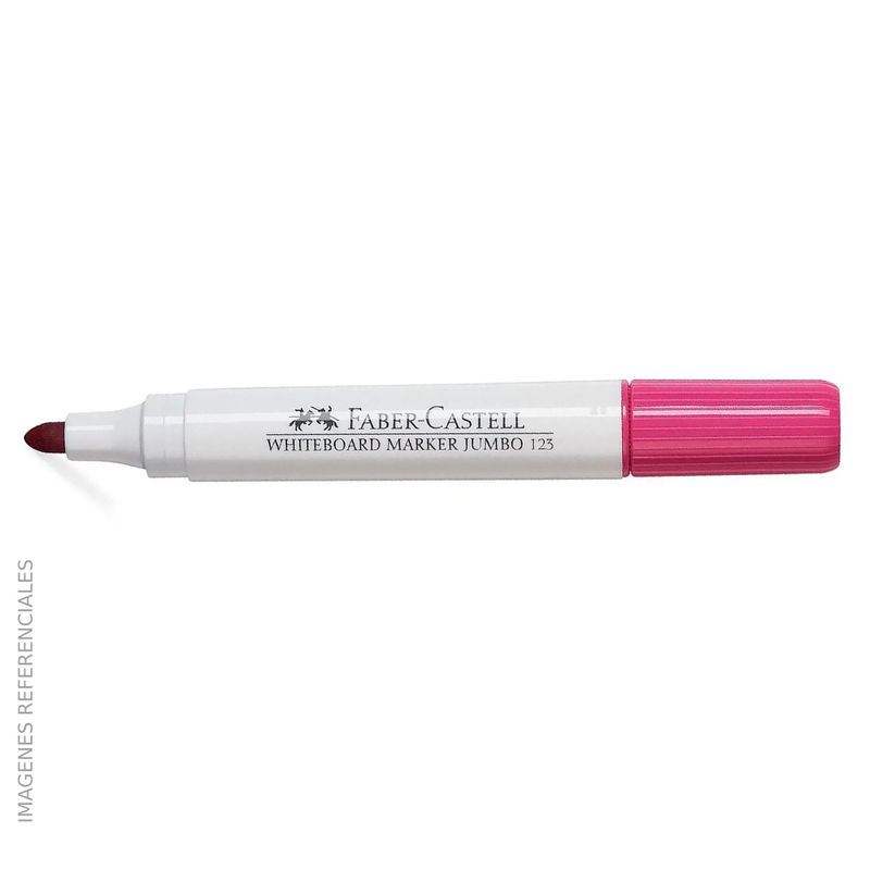 Plumon Faber Jumbo (123) Para Pizarra 3.6mm Fucsia