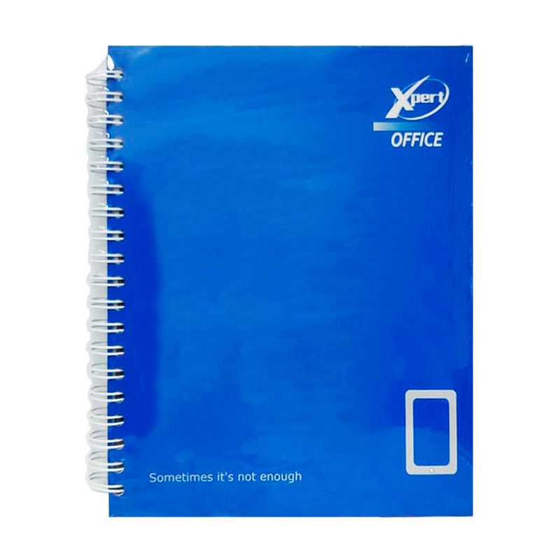 Cuaderno Espiral X-Pert B-5 (19x25cm) 150 Hojas (56grs) Tapa dura  Office Cuadriculado