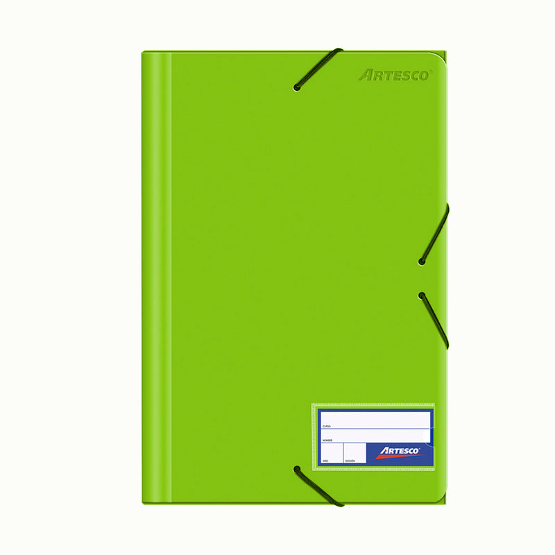 Folder Artesco D/Plast C/Liga C/Entero V. limon + Fast Plast