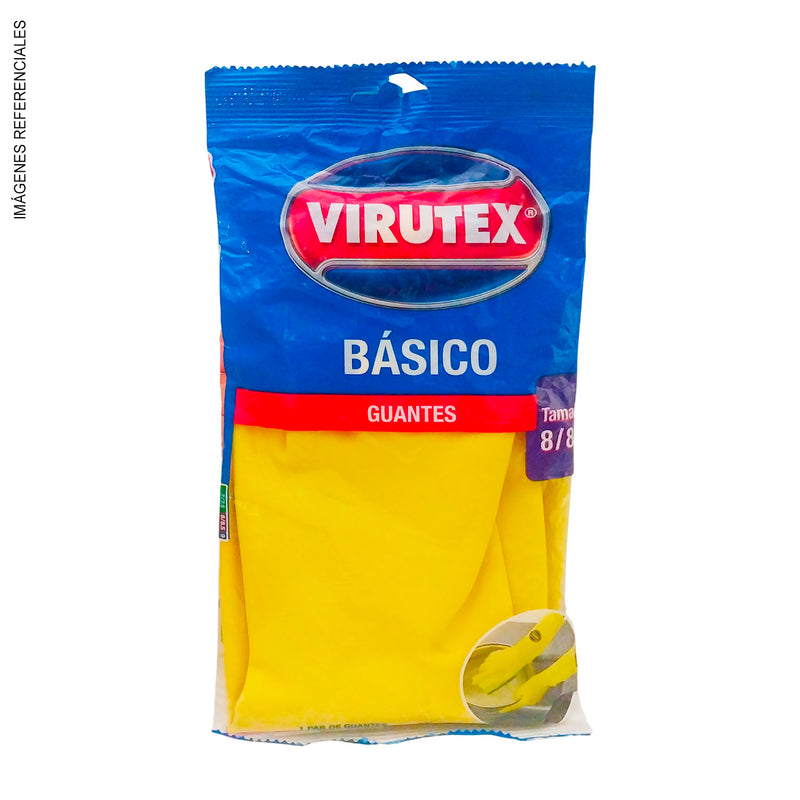 Guantes Virutex Multiuso Domestico S Amarillo