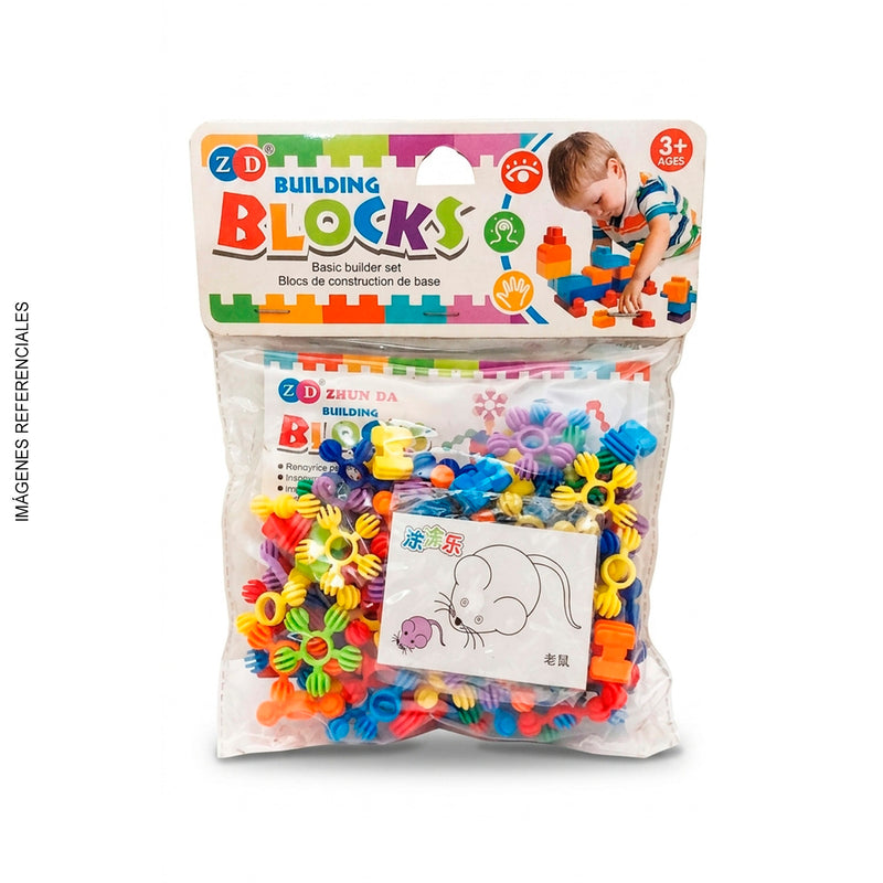 Juego Didactico (J058-B) Enhebrado Chicos Variado