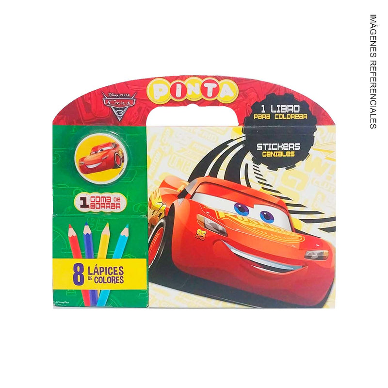 Cuad/ Colorear Set De Actividades Cars