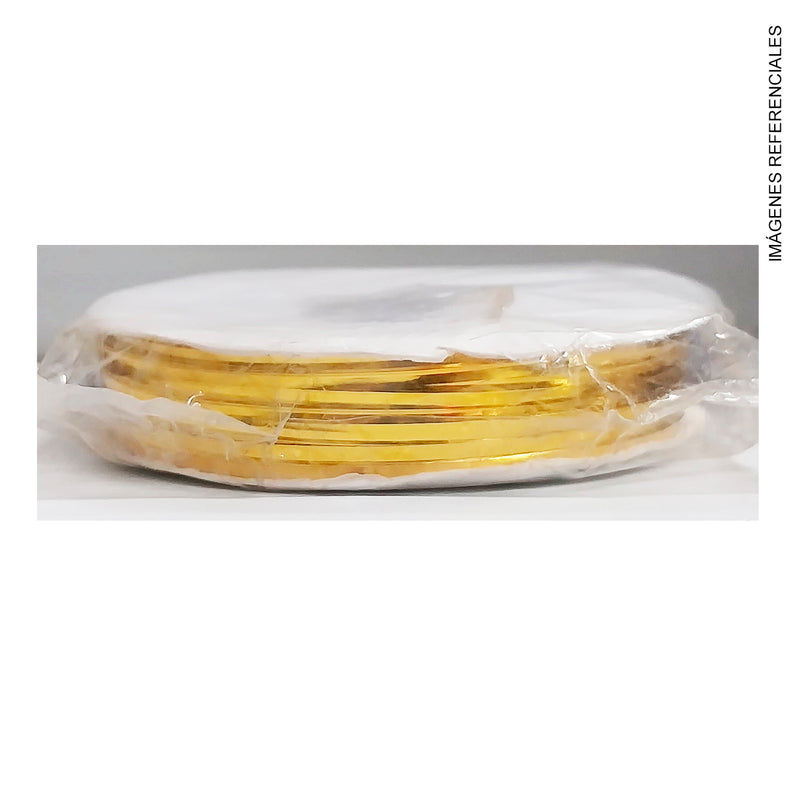 Alambre Metalico Dorado X 10 Ydas