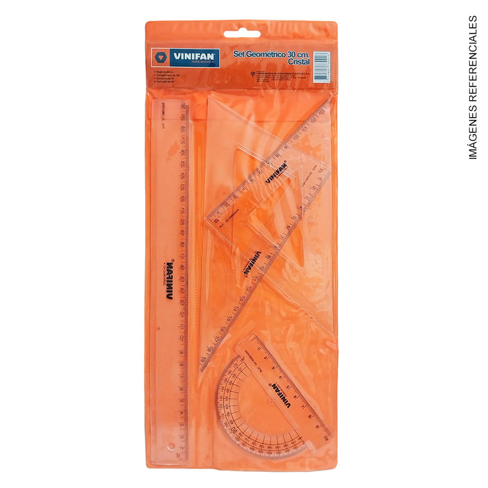 Set Geometrico Vinifan Est (75025) Zipper 30 Cm