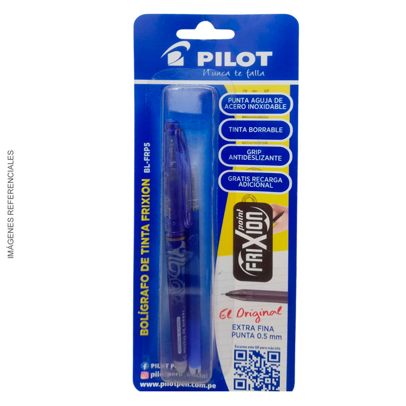 Boligrafo Pilot BL-FRP5- L  (Azul) + Repuesto BLS-FRP5 L  (Azul) Blister