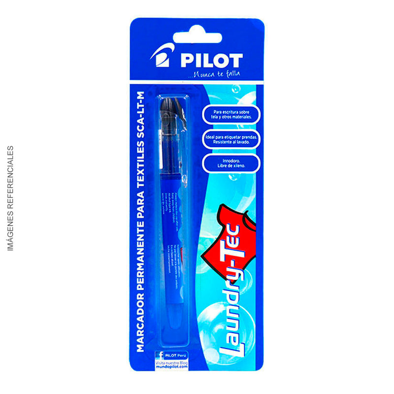Plumón Pilot Indeleble Para Tela Blister Negro