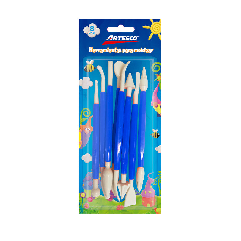 Set Artesco Herramienta Moldeable X8