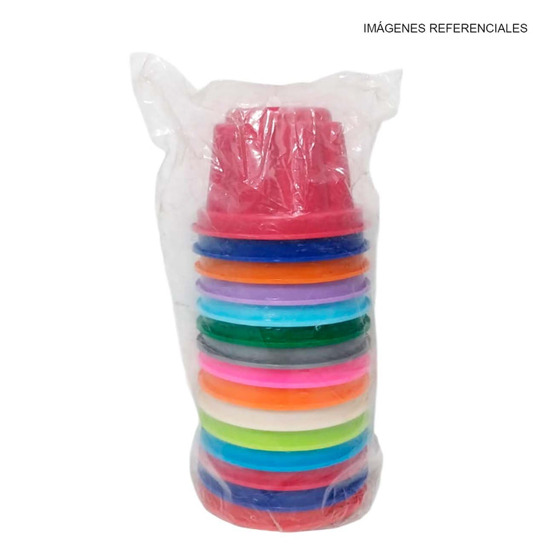 Vaso Descartables Gelatineros Surtido (X 15)