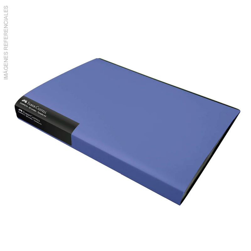 Portadocumento Faber (301451/CF1960) A4 60 Fundas Azul