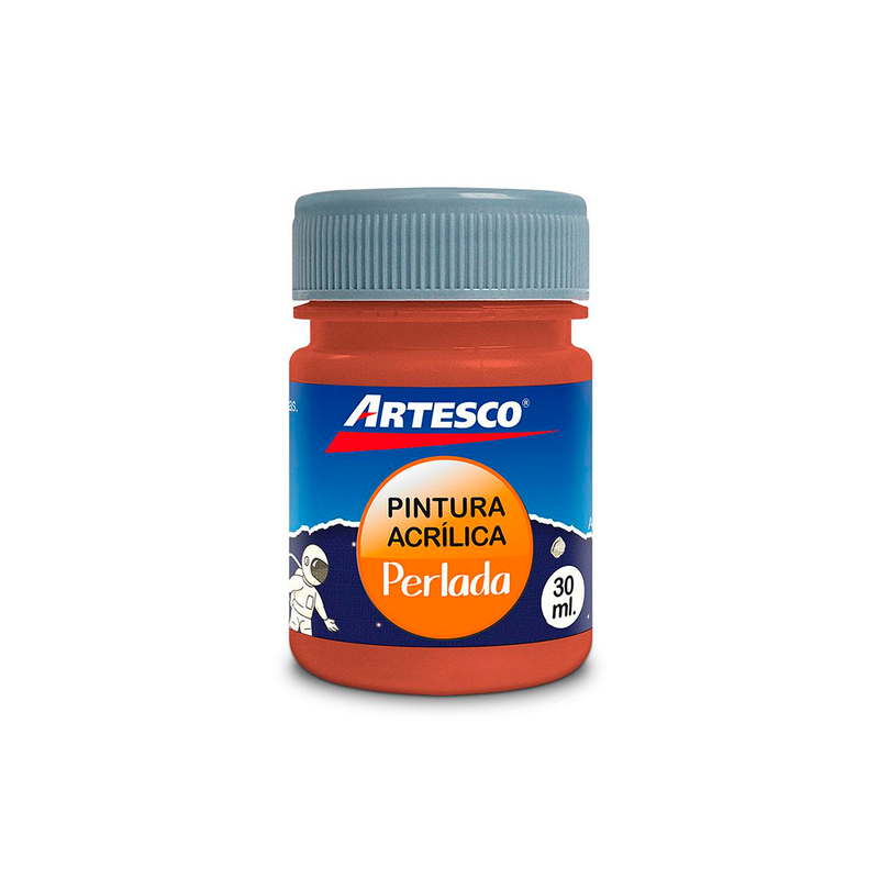 Pintura Acrilica Artesco Perlada Metalica 30 ML. Bronce