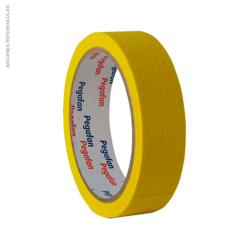 Cinta Pegafan masking escolar 12x18 amarillo(20 Yds)