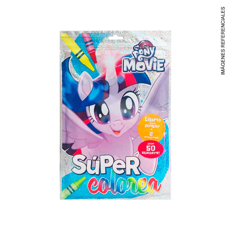 Cuaderno para Colorear Super Colorea Pony
