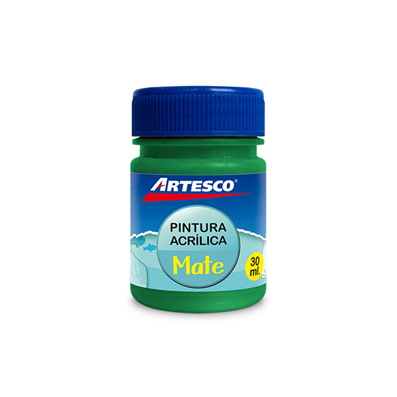 Pintura Acrilica Artesco Mate 30ml Verde