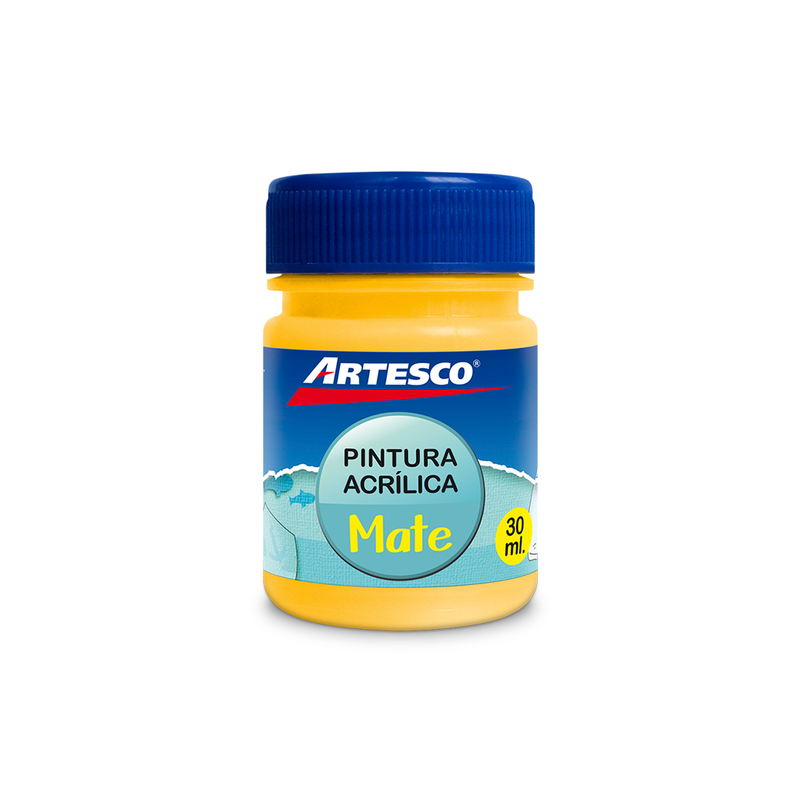 Pintura Artesco Acrilica Mate 30ml Amarillo