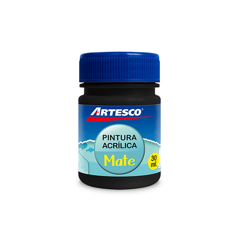 Pintura Artesco Acrilica Mate 30ml Negro