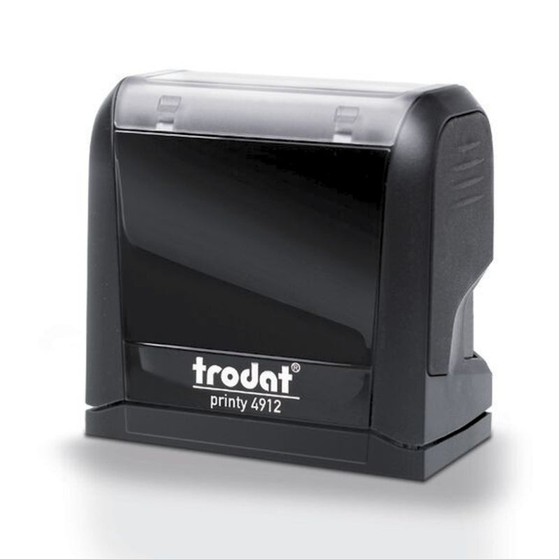 Sello Trodat Automatico Texto (4912) (47X18Mm) - Negro