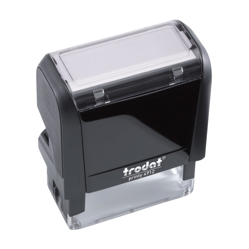 Sello Trodat Automatico Texto (4912) (47X18Mm) - Negro